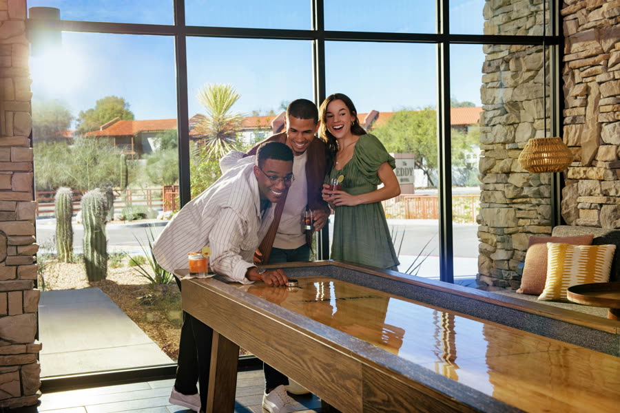 Shuffleboard at The Eddy in Tucson, a Hilton Tapestry Collection hotel