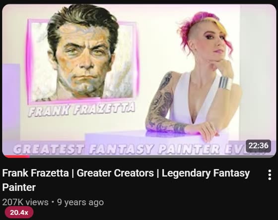 Frank Frazetta interview, 207K views