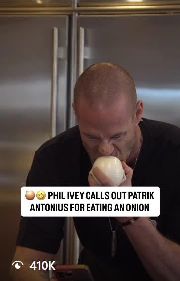 Phil Ivey Instagram post, 410K views